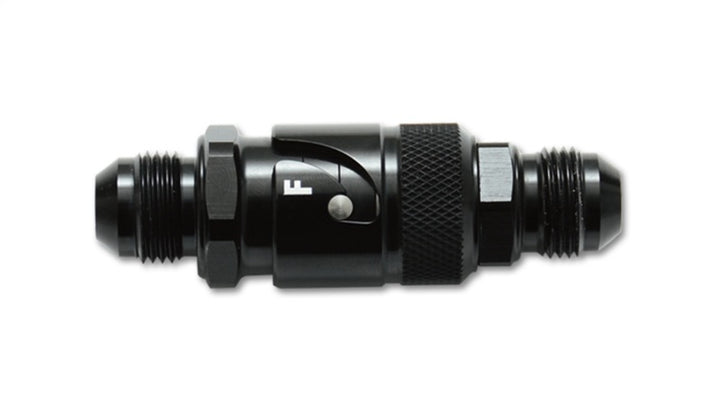 Vibrant -6 Quick Release Fitting with Viton Seal - Aluminum - Bull Strap