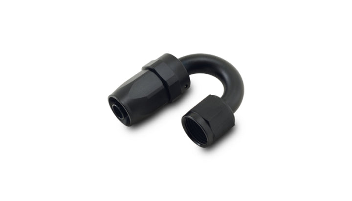 Vibrant -6AN 180 Degree Elbow Hose End Fitting - Bull Strap