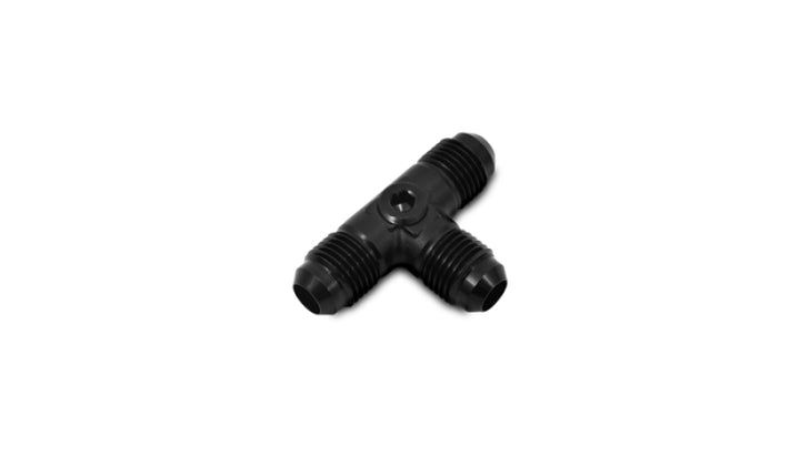 Vibrant -6AN to -6AN Male Tee Adapter Fitting with 1/8in NPT Port - Bull Strap