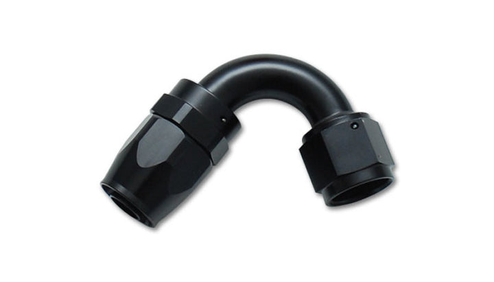 Vibrant -8AN 120 Degree Elbow Hose End Fitting - Bull Strap