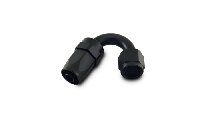 Vibrant -8AN 150 Degree Elbow Hose End Fitting - Bull Strap