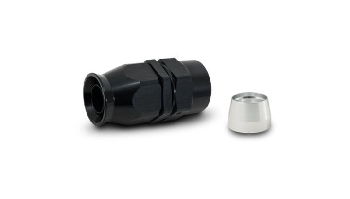 Vibrant -8AN Straight Hose End Fitting for PTFE Lined Hose - Bull Strap