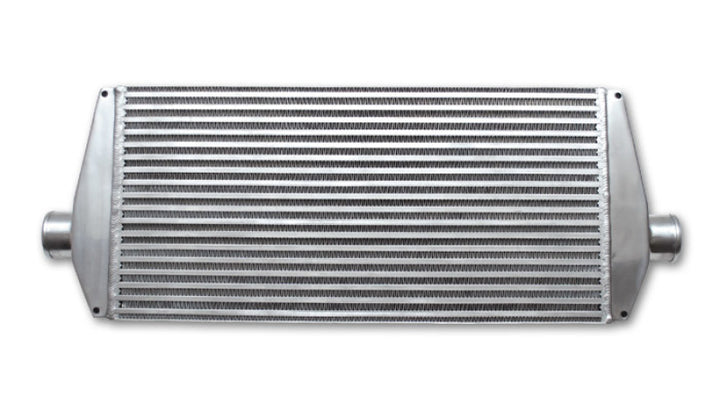 Vibrant Air-to-Air IC Assy complete w/ end tanks core size: 25in Wx12in Hx3.5in thick 3in in / out - Bull Strap
