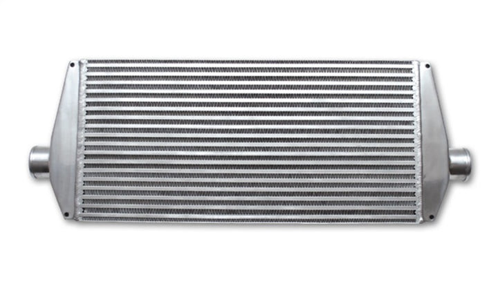 Vibrant Air-to-Air IC Assy complete w/ end tanks core size: 25in Wx12in Hx3.5in thick 3in in / out - Bull Strap