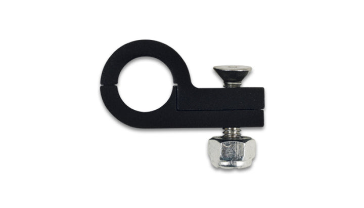 Vibrant Billet Aluminum P-Clamp 3/4in ID - Anodized Black - Bull Strap