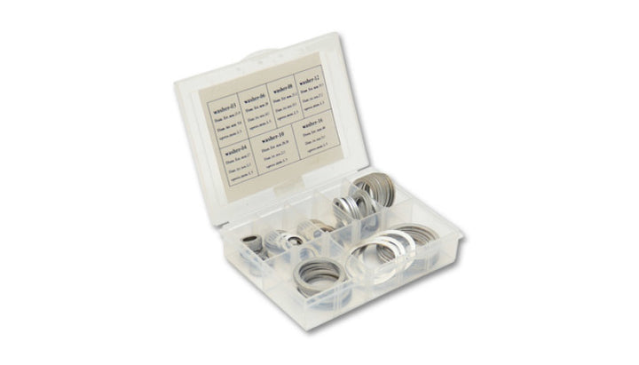 Vibrant Box Set of Crush Washers - 10 of each Size: -3AN to -16AN - Bull Strap