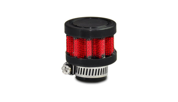 Vibrant Crankcase Breather Filter 35mm OD / 5/8in. (15mm) Inlet ID / 1.5in. Tall - Bull Strap