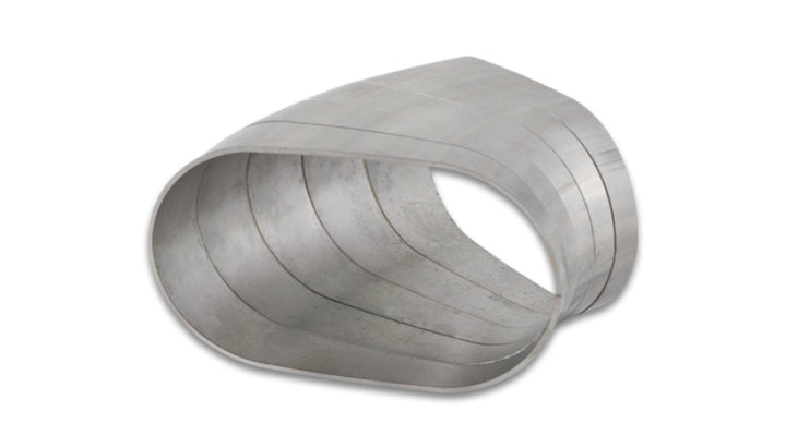 Vibrant Horizontal 304 SS Nominal 3 in. Oval / 3.75 in. Centerline Radius, 9 degree/cut -Set of 5 - Bull Strap