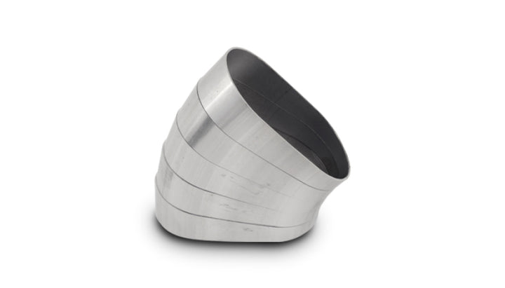 Vibrant Horizontal 304 SS Nominal 3 in. Oval / 3.75 in. Centerline Radius, 9 degree/cut -Set of 5 - Bull Strap