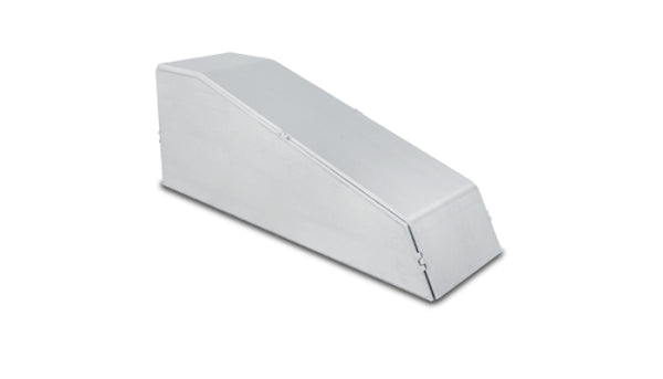 Vibrant I/C End Tank 3.5in Wide 12in Long 3.87in Tall Use w/ Vertical I/C Core 12853 - 5052 Aluminum - Bull Strap