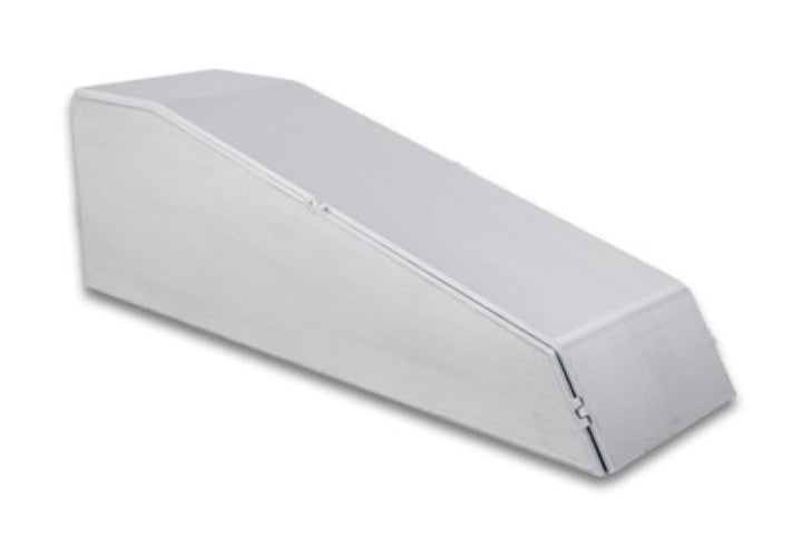 Vibrant I/C End Tank 3.5in Wide 12in Long 3.87in Tall Use w/ Vertical I/C Core 12853 - 5052 Aluminum - Bull Strap