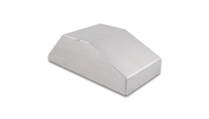 Vibrant I/C End Tank 6in Wide 12in Long 4in Tall Use w/ Horizontal I/C Core 12844 - 5052 Aluminum - Bull Strap