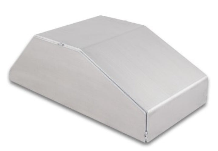 Vibrant I/C End Tank 6in Wide 12in Long 4in Tall Use w/ Horizontal I/C Core 12844 - 5052 Aluminum - Bull Strap