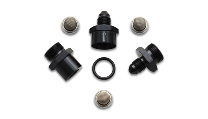 Vibrant Inline Fuel/Oil Filter Set (Size -4AN) incl. 3 filters - Bull Strap