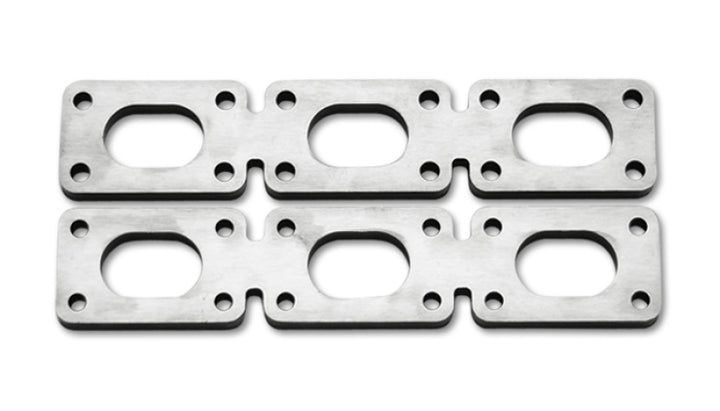 Vibrant Mild Steel Exh Manifold Flange for BMW E36/E46 platform motors (sold in pairs) 1/2in Thick - Bull Strap