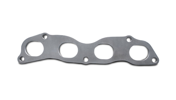 Vibrant Mild Steel Exhaust Manifold Flange for Honda/Acura K-Series motor 1/2in Thick - Bull Strap