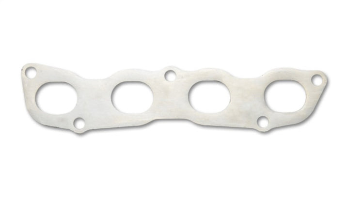 Vibrant Mild Steel Exhaust Manifold Flange for Honda/Acura K-Series motor 1/2in Thick - Bull Strap