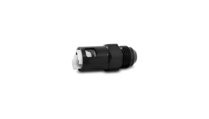 Vibrant Quick Disconnect EFI Adapter Fitting -6AN Flare to 3/8in Hose - Bull Strap