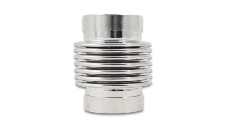 Vibrant SS Bellow Assembly w/ Liner 1.875in Inlet/Outlet ID x 2.75in OAL Electro Polished - Bull Strap