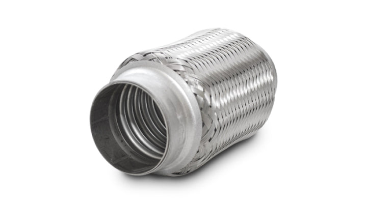Vibrant SS Flex Coupling without Inner Liner 2.5in inlet/outlet x 6in long - Bull Strap