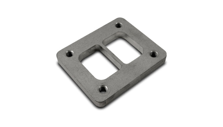 Vibrant T04 Turbo Inlet Flange (Divided Inlet) Mild Steel 1/2in Thick - Bull Strap