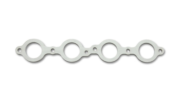 Vibrant T304 SS Exh Manifold Flange for GM LS1/LS2/LS3/LS6/L92 motor 3/8in Thick (SOLD IN PAIRS) - Bull Strap
