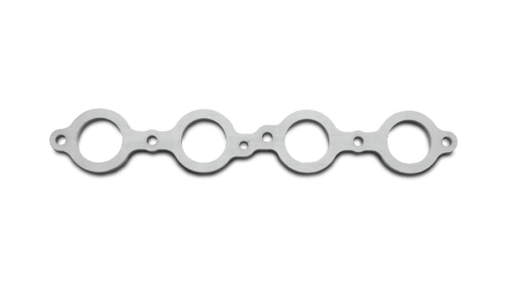 Vibrant T304 SS Exh Manifold Flange for GM LS1/LS2/LS3/LS6/L92 motor 3/8in Thick (SOLD IN PAIRS) - Bull Strap