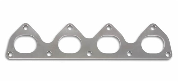 Vibrant T304 SS Exhaust Manifold Flange for Honda/Acura B-series motor 3/8in Thick - Bull Strap