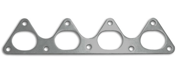 Vibrant T304 SS Exhaust Manifold Flange for Honda/Acura D-series motor 3/8in Thick - Bull Strap