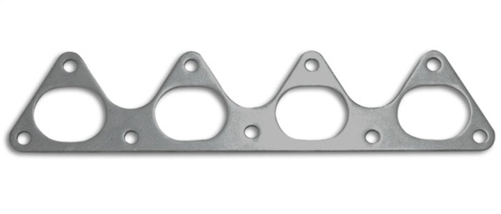 Vibrant T304 SS Exhaust Manifold Flange for Honda/Acura D-series motor 3/8in Thick - Bull Strap