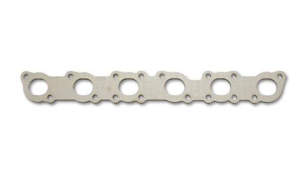 Vibrant T304 SS Exhaust Manifold Flange for Nissan RB25 and RB26 motor 3/8in Thick - Bull Strap