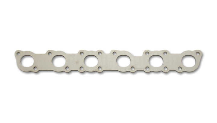 Vibrant T304 SS Exhaust Manifold Flange for Nissan RB25 and RB26 motor 3/8in Thick - Bull Strap