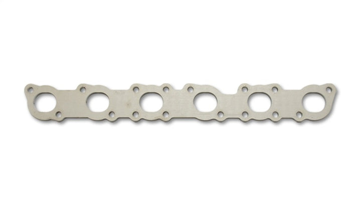 Vibrant T304 SS Exhaust Manifold Flange for Nissan RB25 and RB26 motor 3/8in Thick - Bull Strap