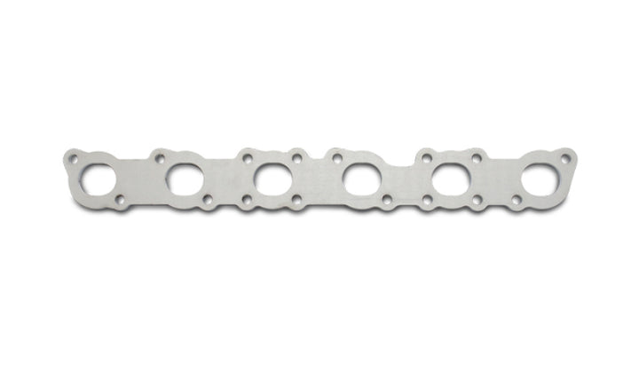 Vibrant T304 SS Exhaust Manifold Flange for Nissan RB25 and RB26 motor 3/8in Thick - Bull Strap