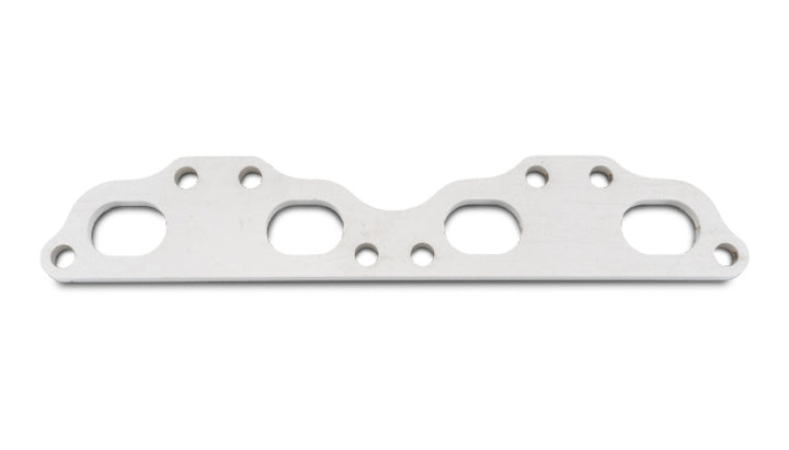Vibrant T304 SS Exhaust Manifold Flange for Nissan SR20 motor 3/8in Thick - Bull Strap