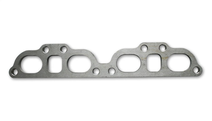 Vibrant T304 SS Exhaust Manifold Flange for Nissan SR20 motor 3/8in Thick - Bull Strap