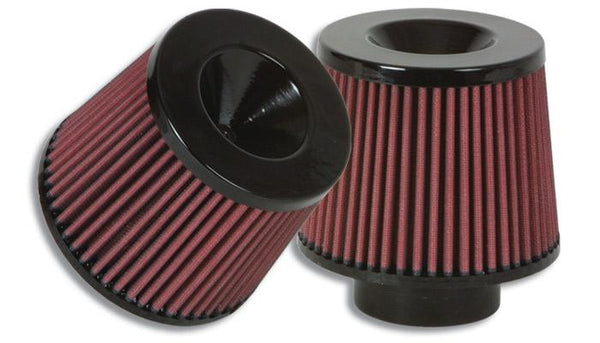 Vibrant The Classic Perf Air Filter 4.75in O.D. Cone x 3-1/2in Tall x 3in inlet I.D. Turbo Outlets - Bull Strap