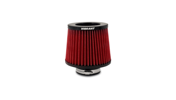 Vibrant The Classic Performance Air Filter (5.25in O.D. Cone x 5in Tall x 2.5in inlet I.D.) - Bull Strap