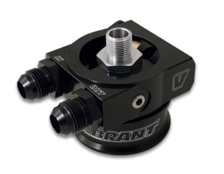Vibrant Thermostatic Oil Cooler Sandwich Adapter w/Spacer - Bull Strap