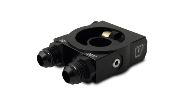 Vibrant Thermostatic Oil Cooler Sandwich Adapter w/Thermostat - Bull Strap
