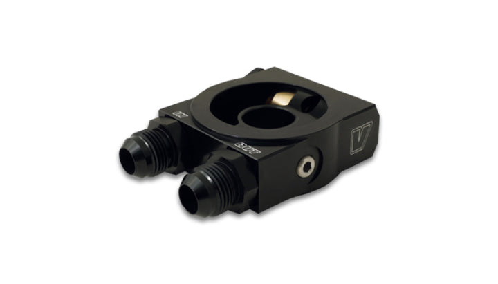 Vibrant Thermostatic Oil Cooler Sandwich Adapter w/Thermostat - Bull Strap