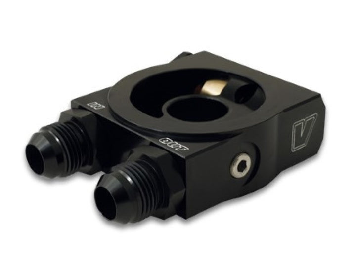 Vibrant Thermostatic Oil Cooler Sandwich Adapter w/Thermostat - Bull Strap