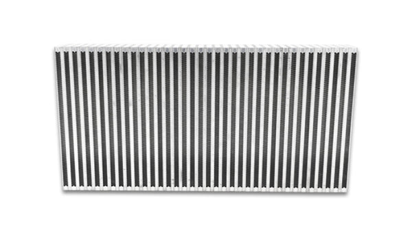Vibrant Vertical Flow Intercooler Core 24in. W x 12in. H x 3.5in. Thick - Bull Strap