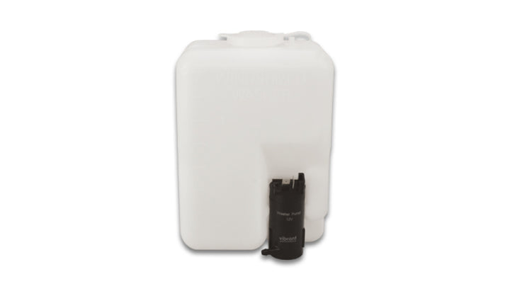 Vibrant Windshield Washer Bottle Repl Kit 1.2L bottle incl bottle ele pump mounting bracket hose - Bull Strap