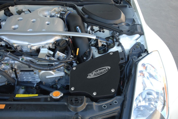 Volant 03-06 Nissan 350Z 3.5 V6 Pro5 Closed Box Air Intake System - Bull Strap