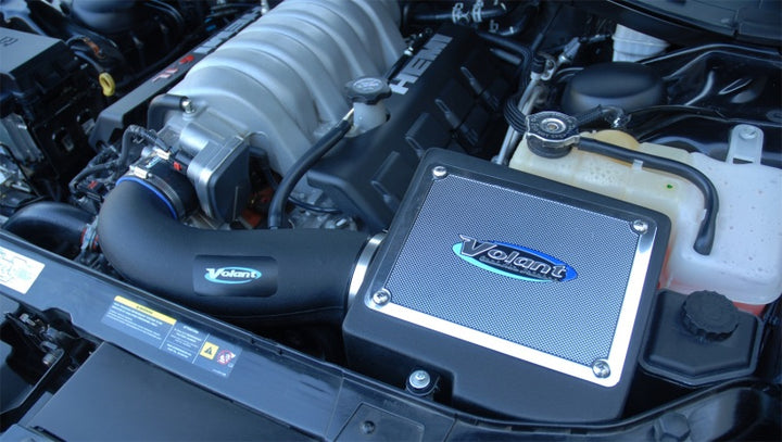 Volant 04-10 Dodge Magnum/Charger/300 SRT8 6.1 V8 Pro5 Closed Box Air Intake System - Bull Strap