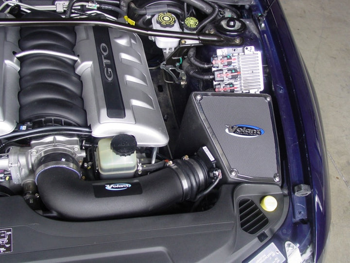Volant 05-08 Pontiac GTO 6.0 V8 Pro5 Closed Box Air Intake System - Bull Strap