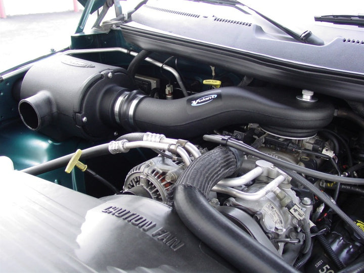 Volant 94-00 Dodge Ram 1500 5.9L V8 | 5.2L V8 | 3.9L V6 Pro5 Closed Box Air Intake System - Bull Strap