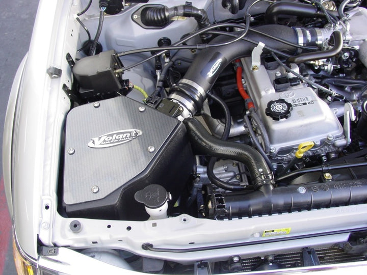Volant 97-00 Toyota 4Runner/97-04 Tacoma 2.7 L4 Pro5 Closed Box Air Intake System - Bull Strap
