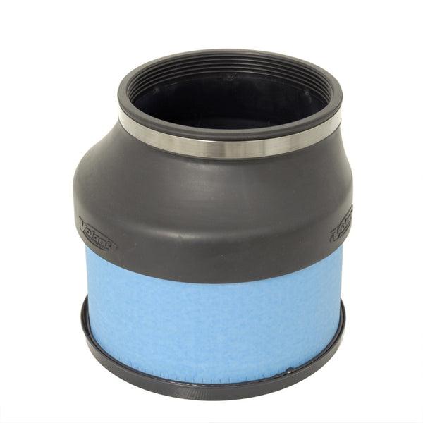 Volant Universal PowerCore Air Filter - 8.0in x 8.0in w/ 6.0in Flange ID - Bull Strap